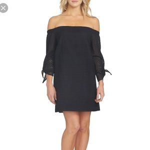 1. State Off Shoulder Eyelet Dress Medium